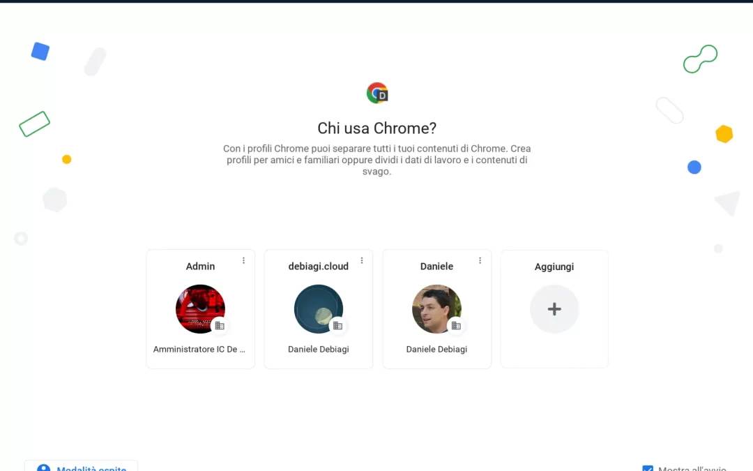 I profili di Chrome: accedere all’account Google in maniera potenziata