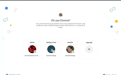 I profili di Chrome: accedere all’account Google in maniera potenziata